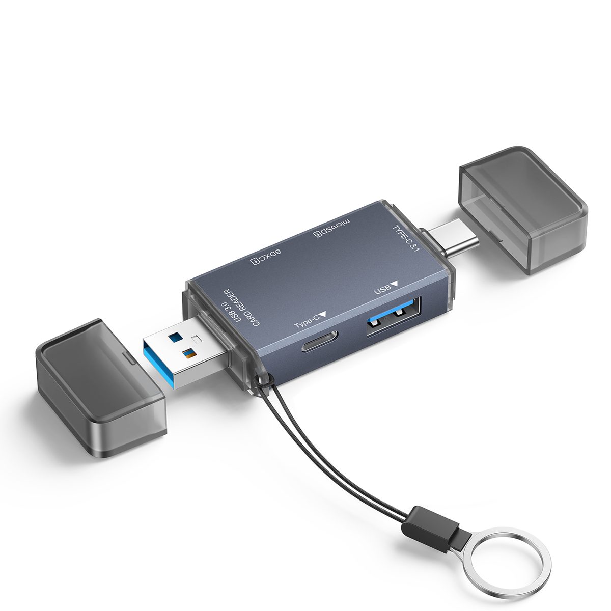 CR370-M1 CR370-M1 | 4-in-1 SD Card Reader (USB A/C, Hub)
