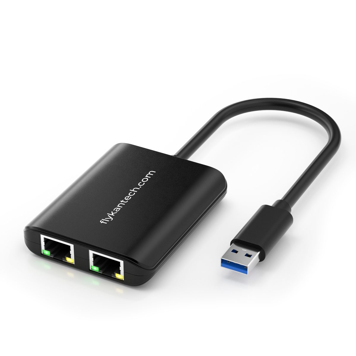 CU200 USB 3.0 to Dual Port Gigabit Ethernet Adapter w/ USB Port
