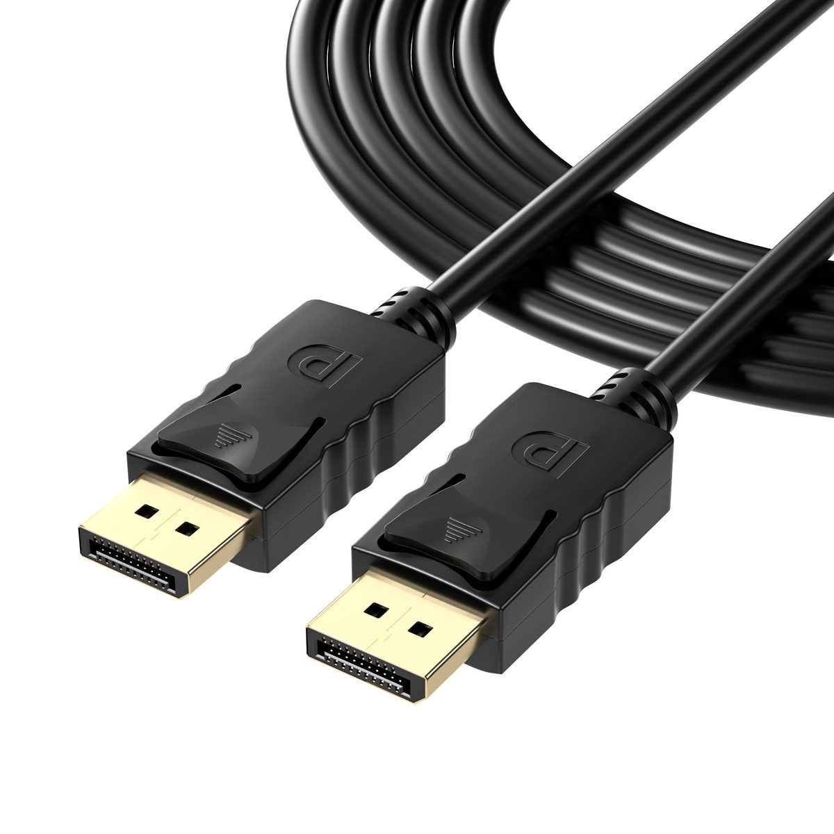 DP4K60-PVC18 1.8m DisplayPort to DisplayPort Cable (PVC, Black)