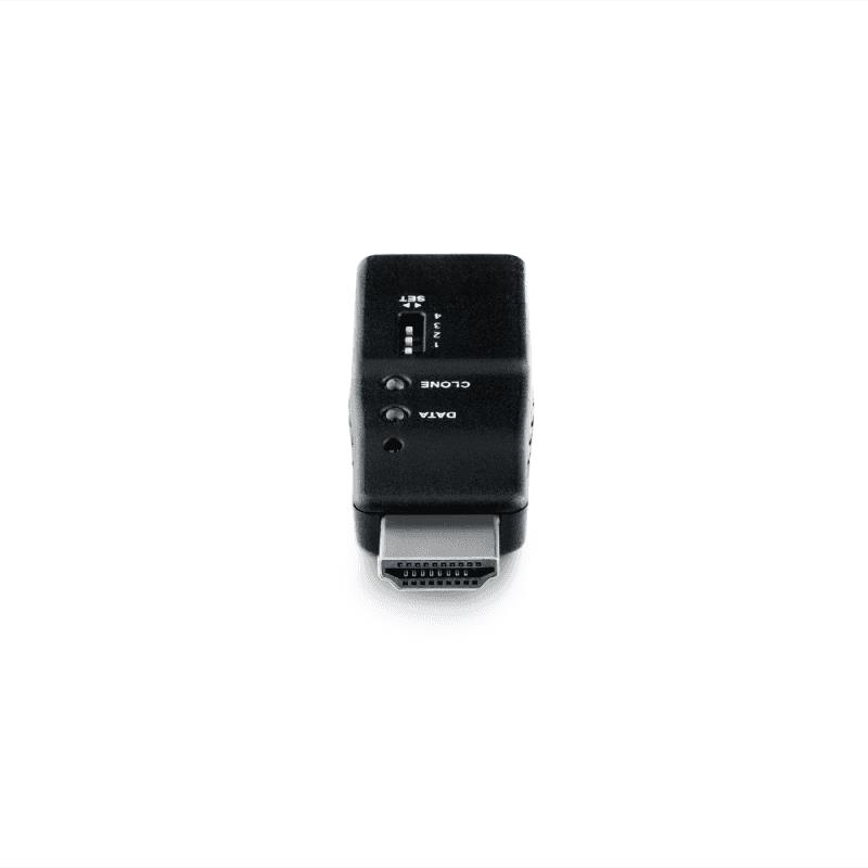 EDID-8K60-P1 HDMI 8K60 EDID feeder and EDID emulator with 8 memory slots, HDCP 2.3 pass-through and DIP-switch profile selection