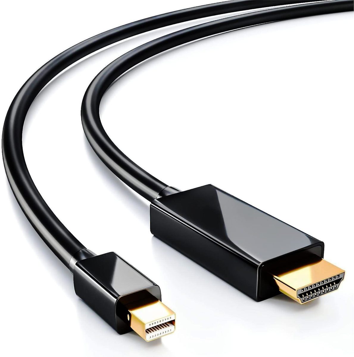 mDP2HD4K-18-I mini-DisplayPort to HDMI Adapter (4K30Hz, 1.8m)