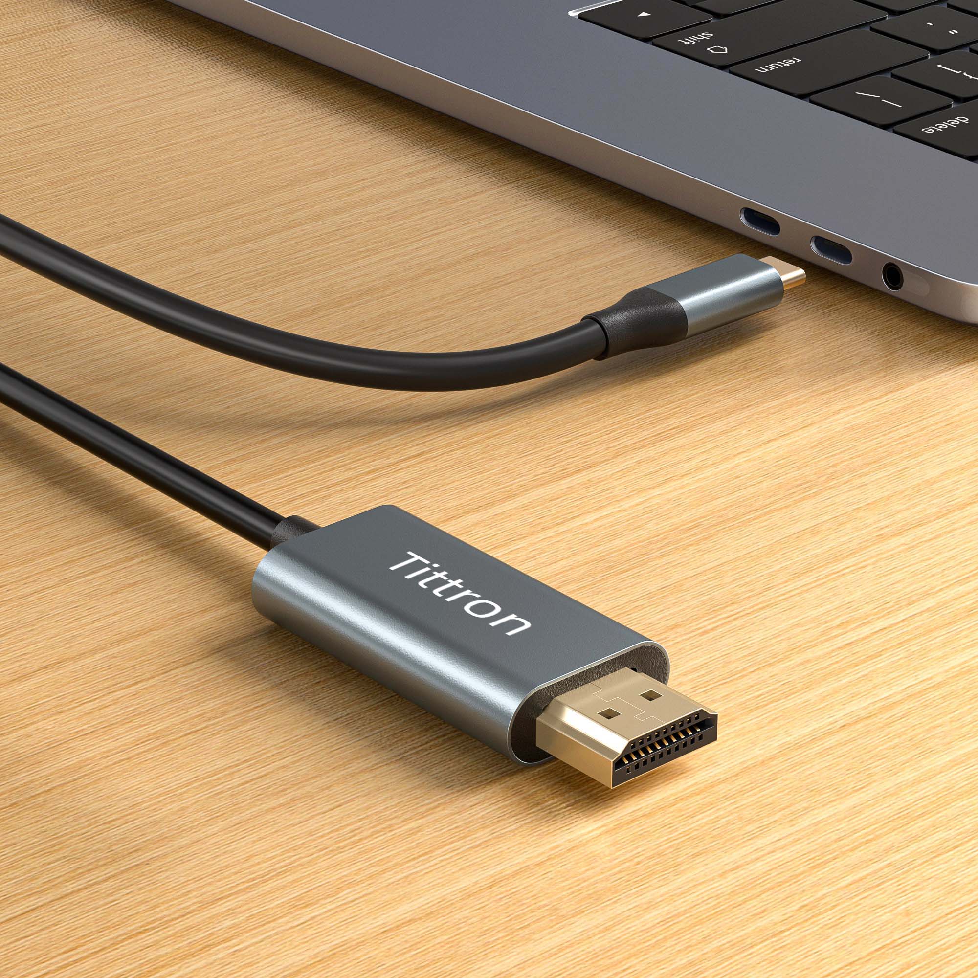 UC2HD460-18-M1 4K/60Hz USB-C to HDMI Converter (Metal, M/M)