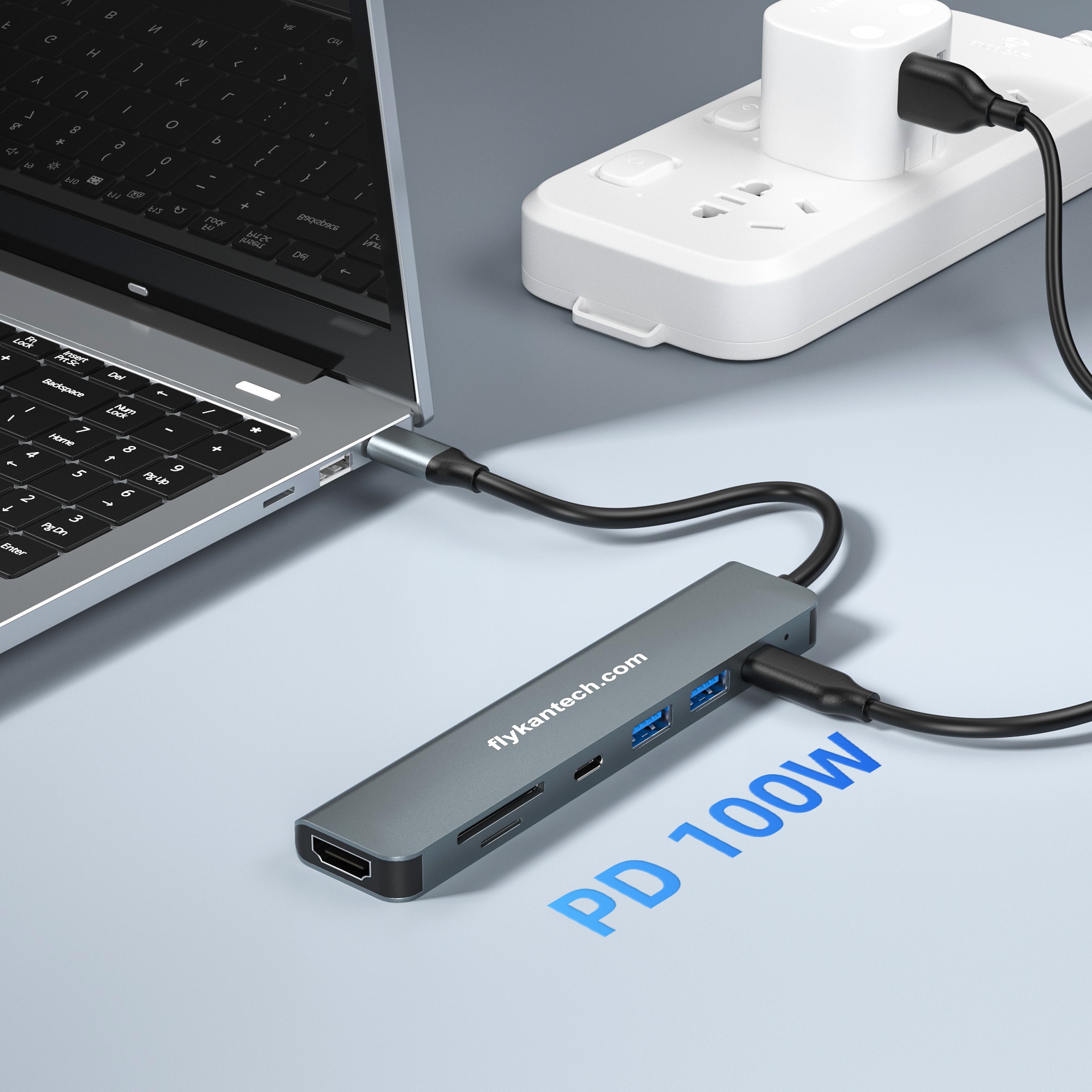 UF712-M 7-In-1 USB-C mini Dock