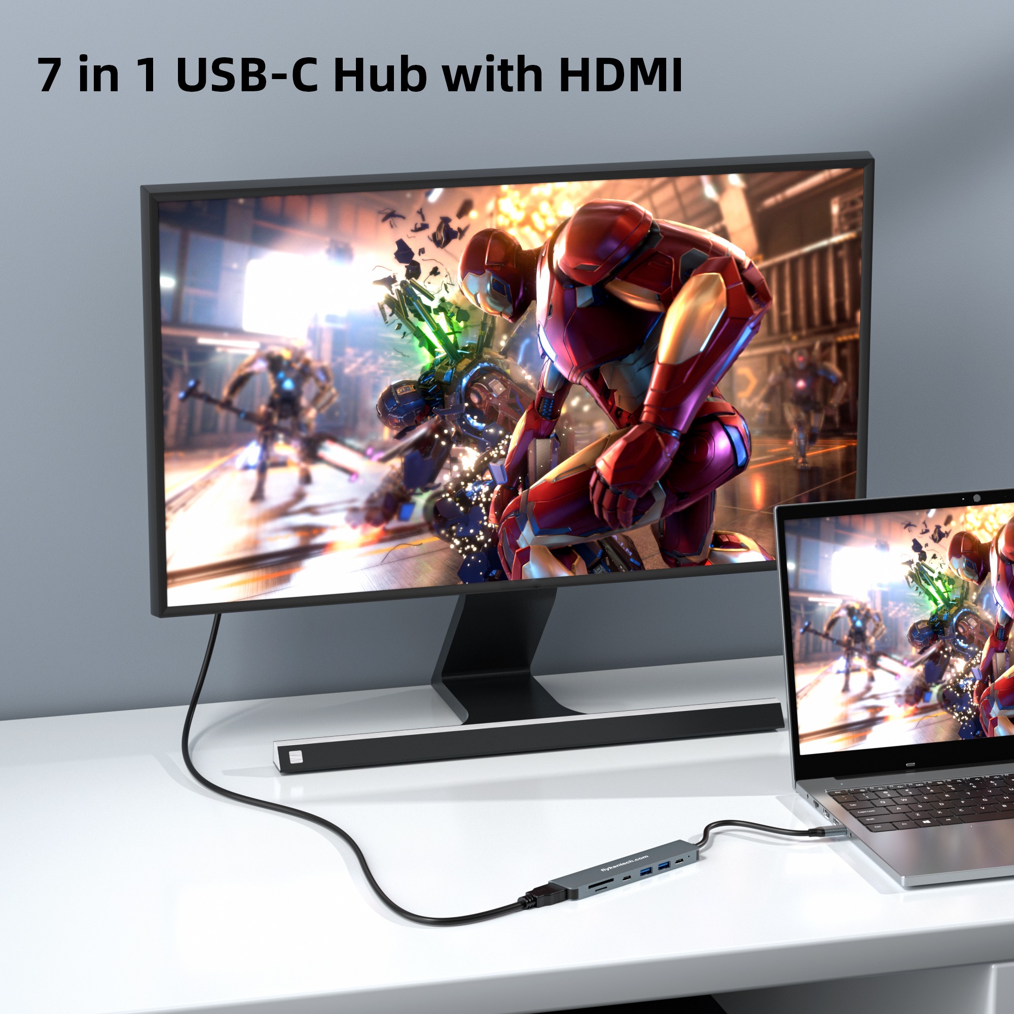 UF712-M 7-In-1 USB-C mini Dock