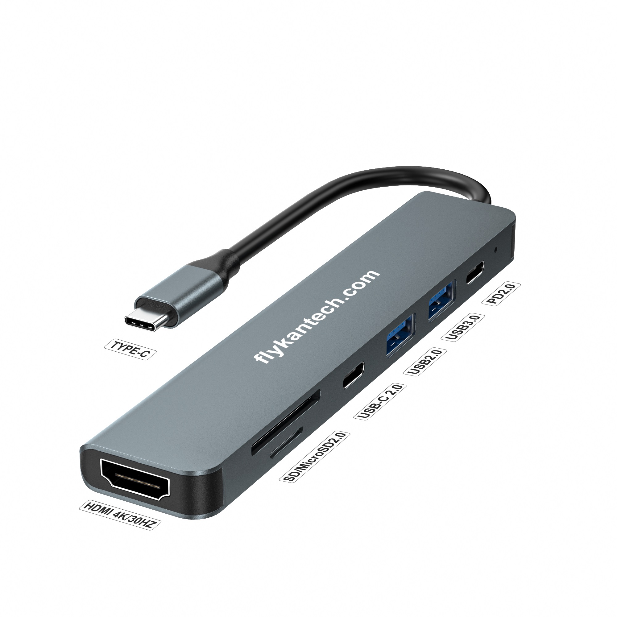 UF712-M 7-In-1 USB-C mini Dock