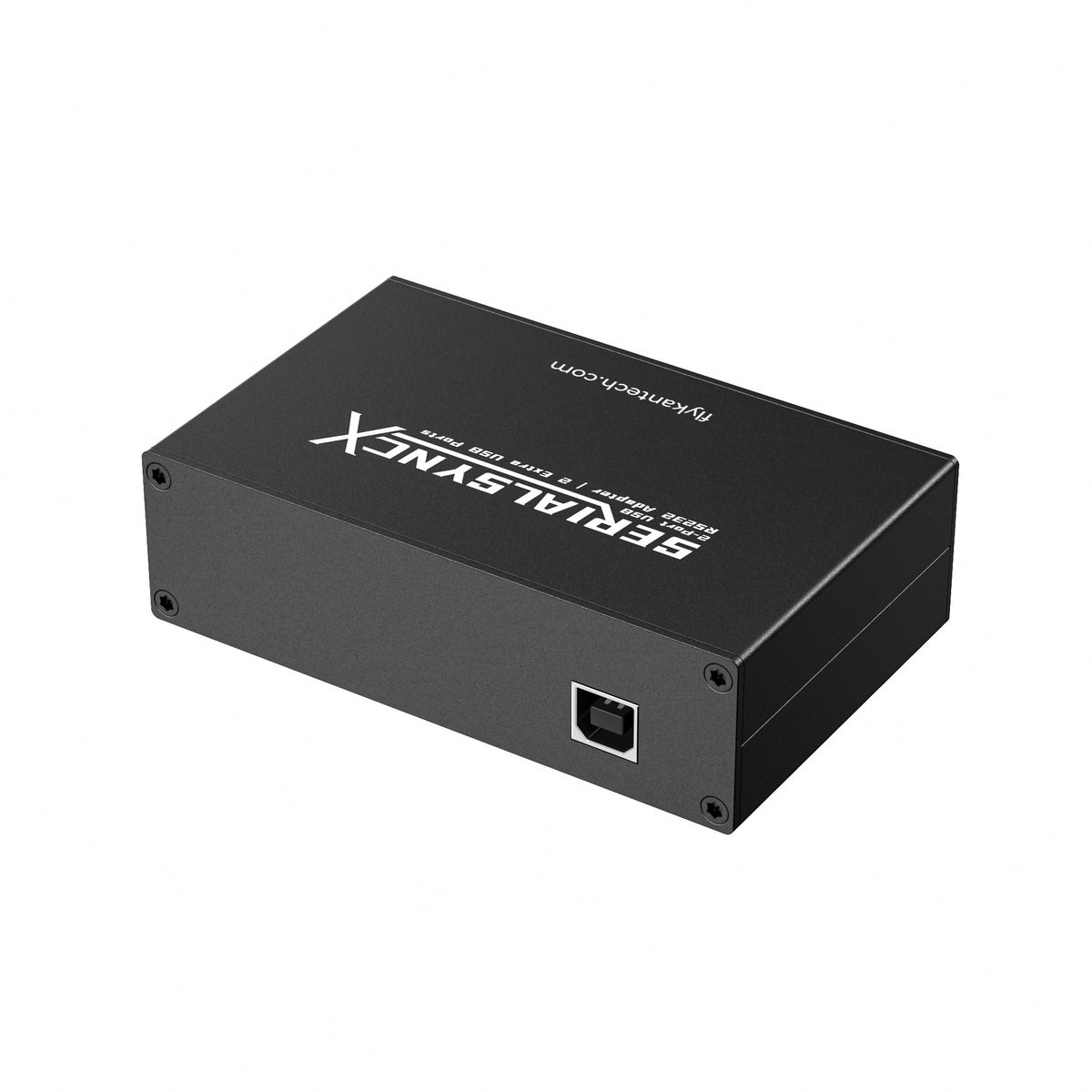 Tittron USBH232-MF2U dual RS232 USB to RS232 adapter with built-in USB 2.0 hub industrial metal enclosure